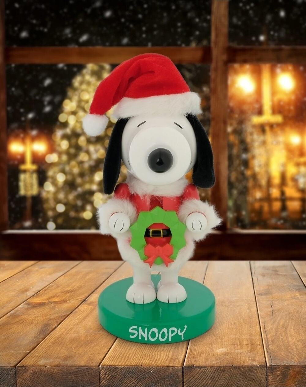 NEW! Peanuts Snoopy Collectable Christmas Nutcracker 8.5" by Ruz Holiday Decor